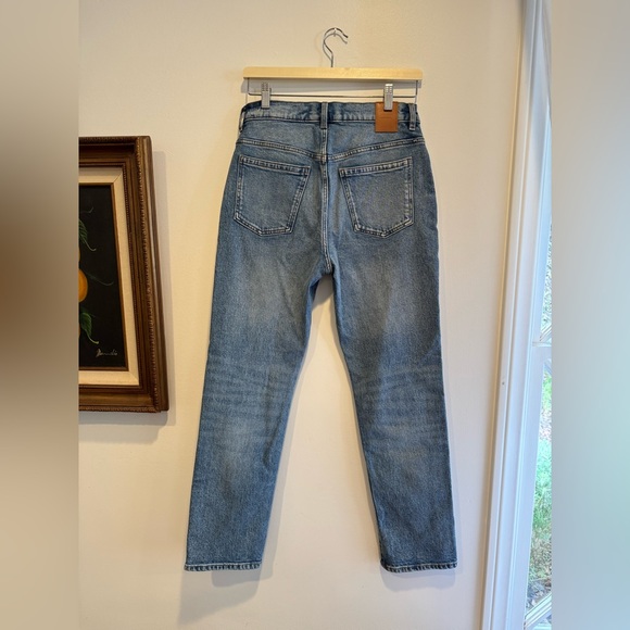 & Other Stories High Waist Slim Fit Denim Jean Mid Blue Size 28 $119 - Picture 2 of 12